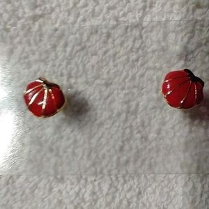 Pumpkin Halloween fall post earrings